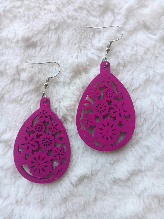 Beautiful Boho Floral Earrings