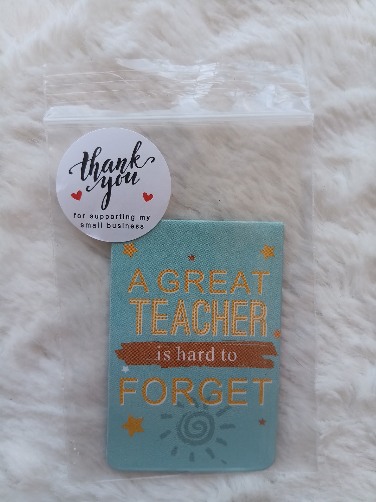 Small Inspirational Teacher Magnetic Bookmarks