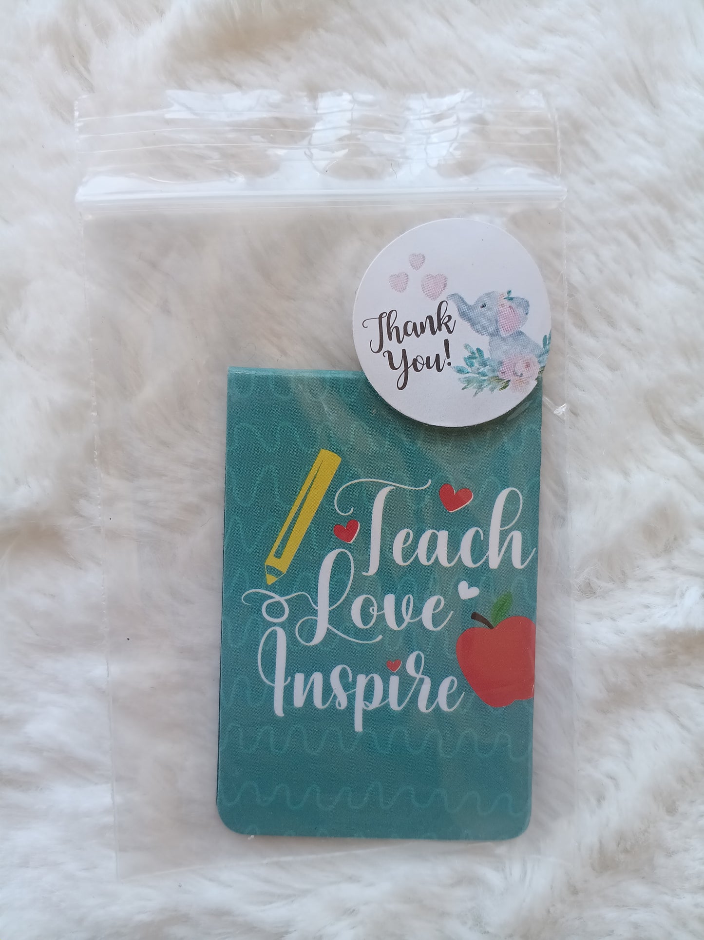 Small Inspirational Teacher Magnetic Bookmarks