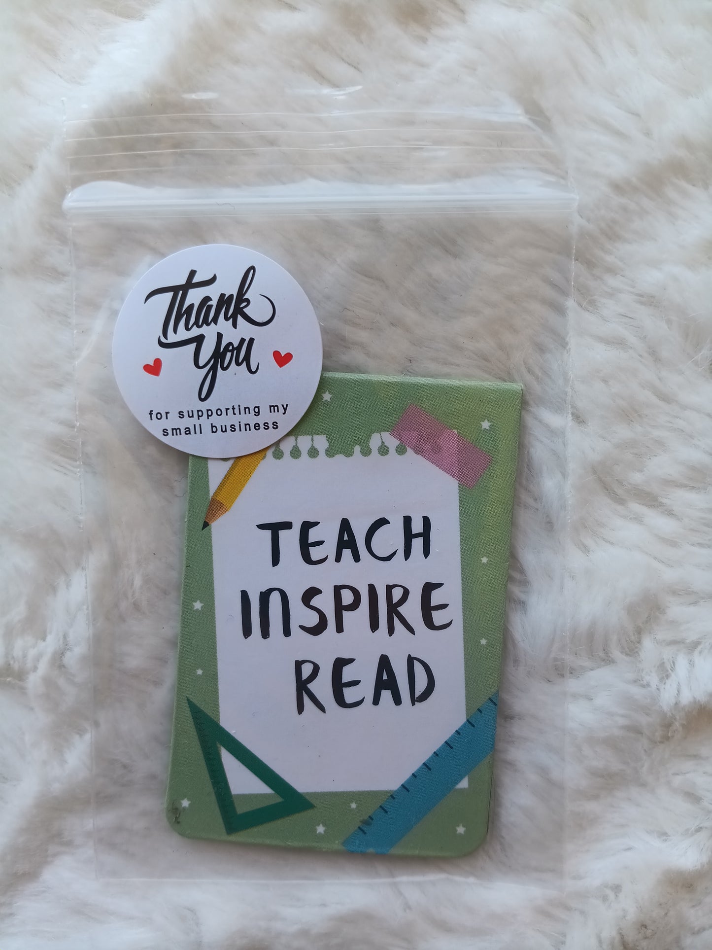 Small Inspirational Teacher Magnetic Bookmarks