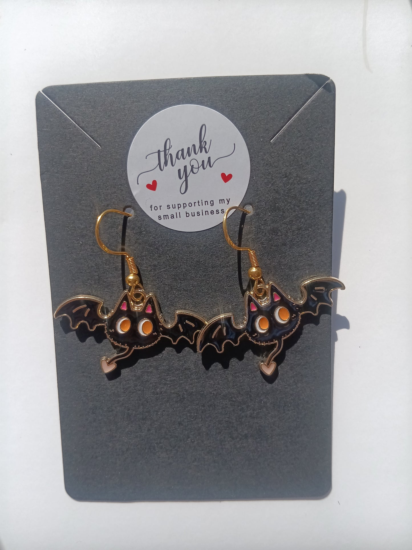 Cute little Bat Halloween Earrings