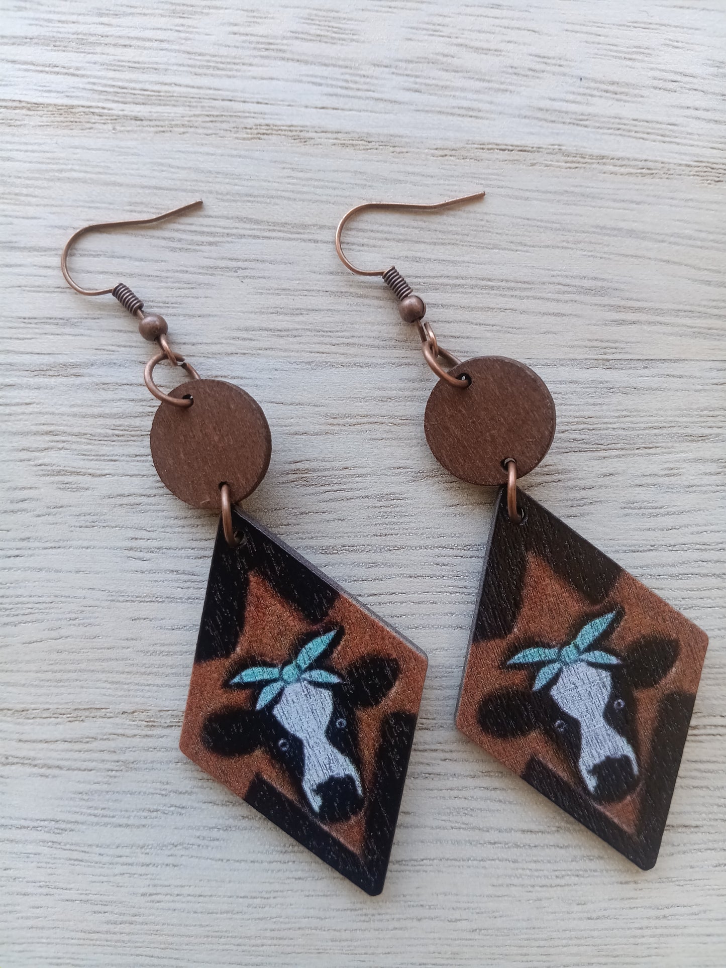 Farmhouse Cute Cow Earrings