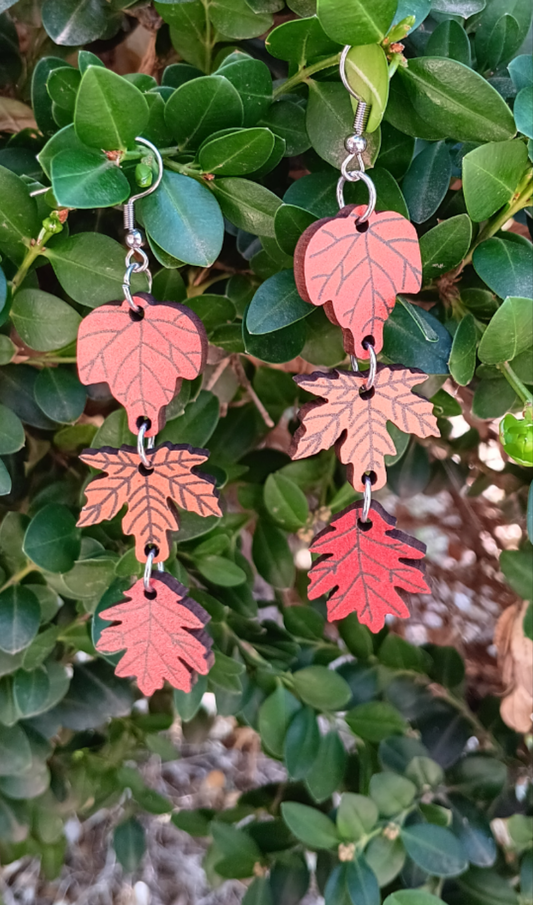 Beautiful Fall Leaf Earrings