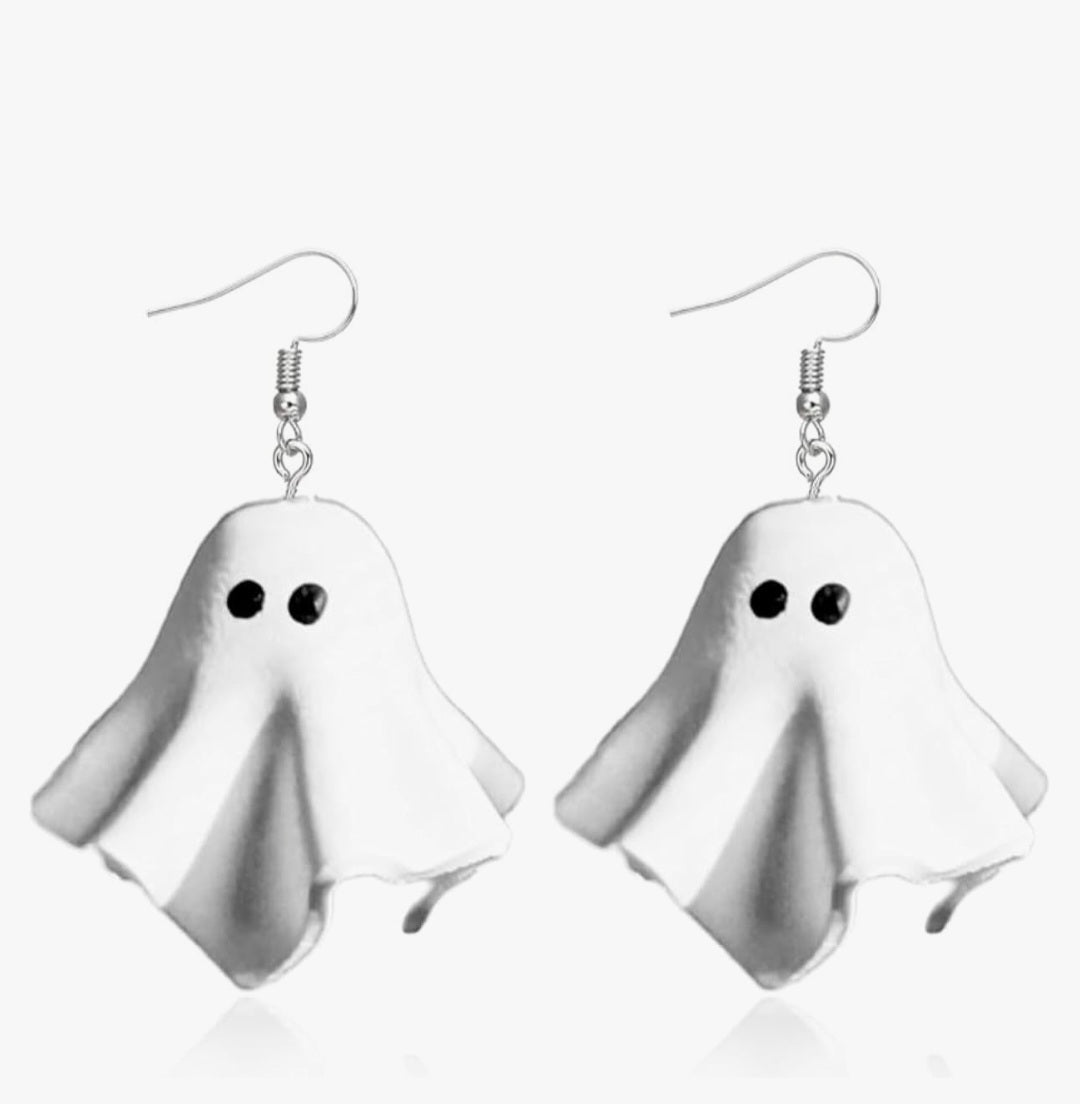 Adorable Ghost sheet Dangle Earrings